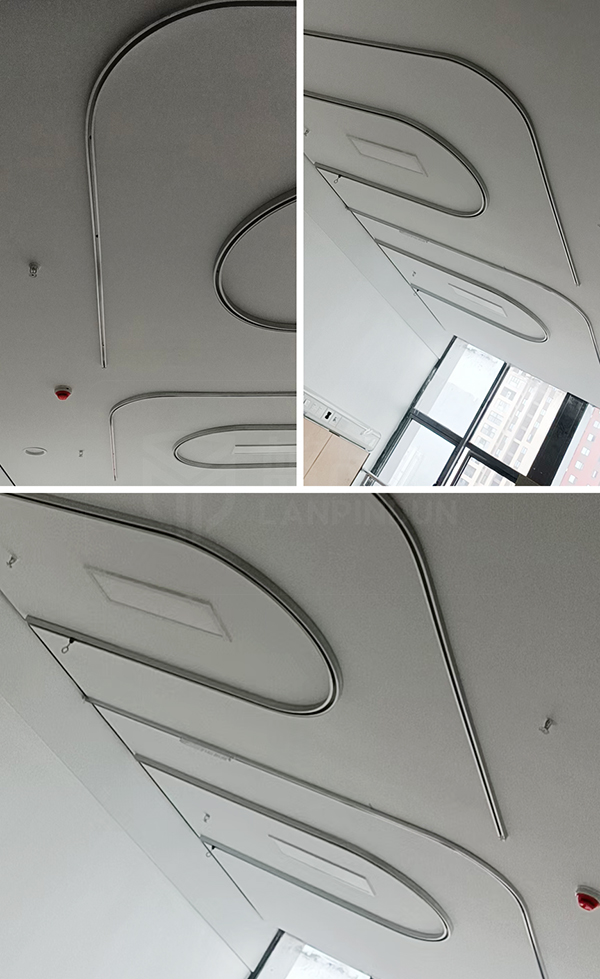 湖北省中西醫(yī)結(jié)合醫(yī)院醫(yī)用軌道案例【藍品盾】